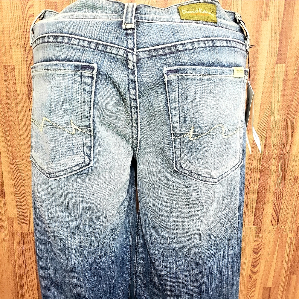 Sz 26 NWTDavid Kahn Lana Frayed Cropped Jeans… - Picture 5 of 9